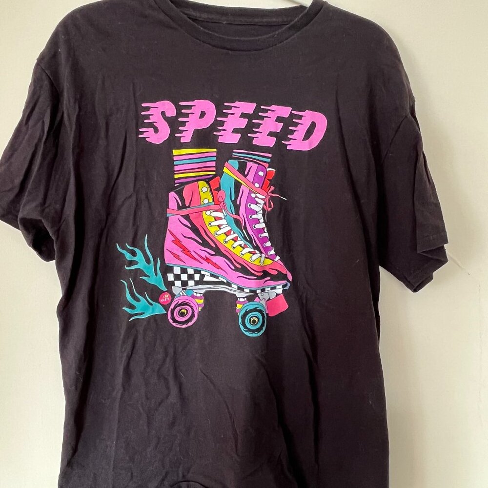 Roller derby speed skating t-shirt